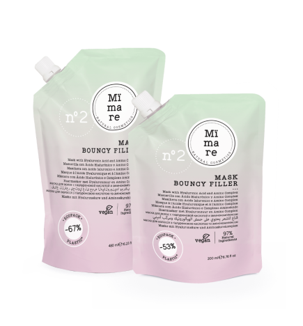 Mascarilla Bouncy filler. Redensificadora - Mimare (200 ml - 480 ml)