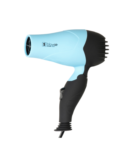 Mini secador profesional. Blow air pocket. Azul - Perfect beauty