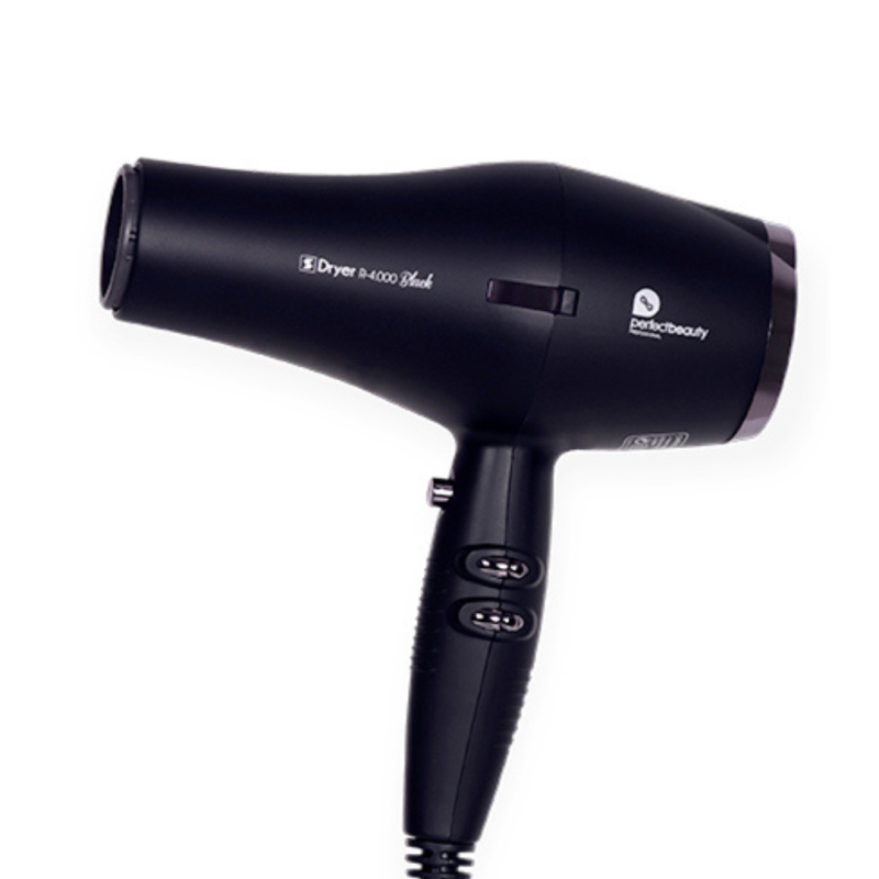 Secador profesional con iones negativos. Dryer R-4.000 Negro - Perfect beauty