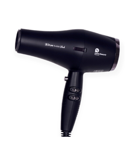 Secador profesional con iones negativos. Dryer R-4.000 Negro - Perfect beauty