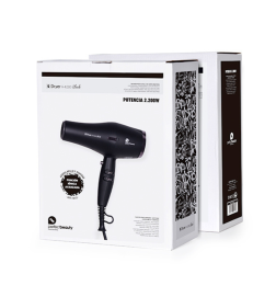 Secador profesional con iones negativos. Dryer R-4.000 Negro - Perfect beauty
