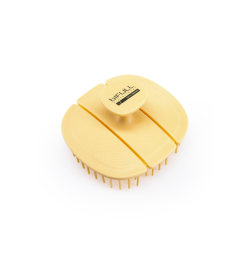 Cepillo triple pliegue para cuero cabelludo. Material reciclable - Bifull (amarillo)