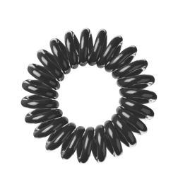Bobbles hair band. 3 uds. Coleteros invisibles - Bifull (negro)