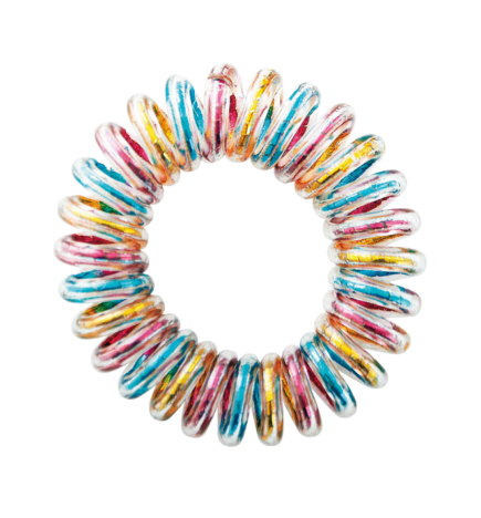 Bobbles hair band. 3 uds. Coleteros invisibles - Bifull (arcoíris)