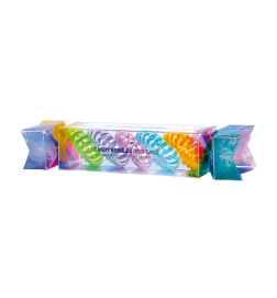 Bobbles hair band. 3 uds. Coleteros invisibles - Bifull (arcoíris)