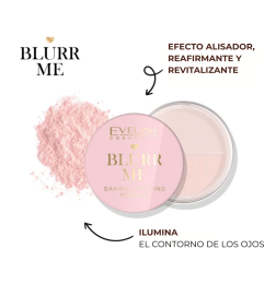 Polvo suelto fijador. Bake & Blur - Eveline