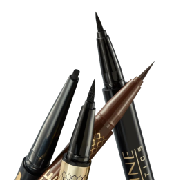 Delineador de ojos doble efecto 2 en 1. Líquido de precisión + lápiz de ojos automático suave. Variete (negro) - Eveline