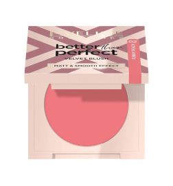 Colorete compacto efecto mate y liso. Better than perfect - Eveline