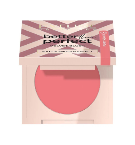 Colorete compacto efecto mate y liso. Better than perfect - Eveline