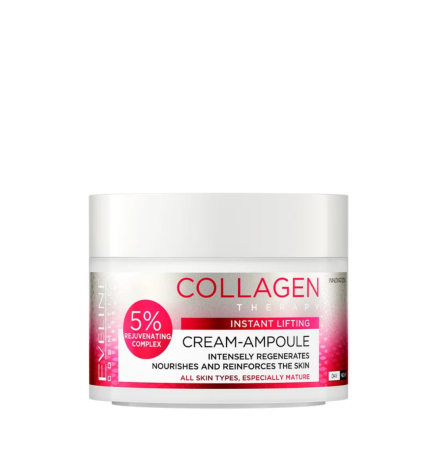 Crema-ampolla Colágeno. Lifting instantáneo. D/N (hidratación profunda)- Eveline (50 ml)