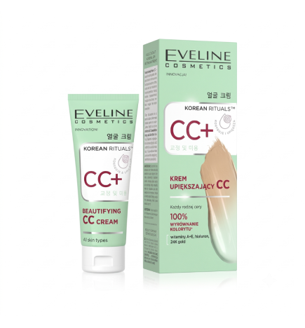 Crema Hidratante Korean Rituals Beautifying CC+ – Eveline (30 ml)