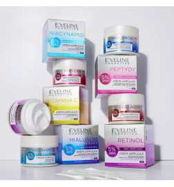 Crema-ampolla Hyaluron therapy D/N (hidratación profunda)- Eveline (50 ml)