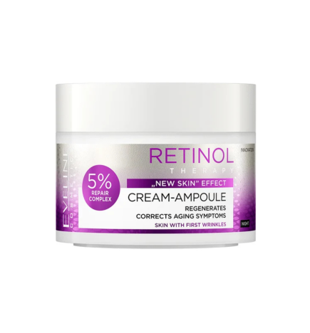 Crema-ampolla Retinol. Efecto piel nueva. Noche - Eveline (50 ml)