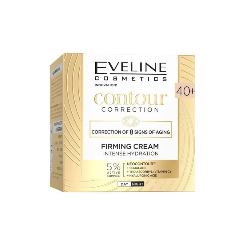 Crema facial reafirmante e hidratant 40+. D/N. Contour correction - Eveline (50ml)