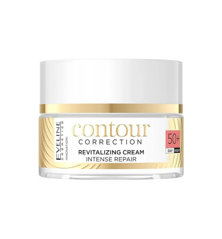 Crema facial revitalizante reparadora 50+. D/N. Contour correction - Eveline (50ml)