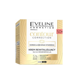 Crema facial revitalizante reparadora 50+. D/N. Contour correction - Eveline (50ml)