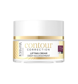 Crema facial lifting nutritiva 70+. D/N. Contour correction -Eveline (50ml)