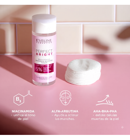 Tónico iluminador. Perfect bright - Eveline (150 ml)