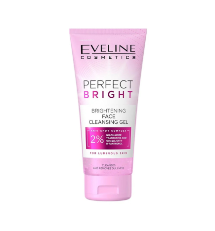 Gel facial limpiador Iluminador. Perfecto bright - Eveline (150 ml)