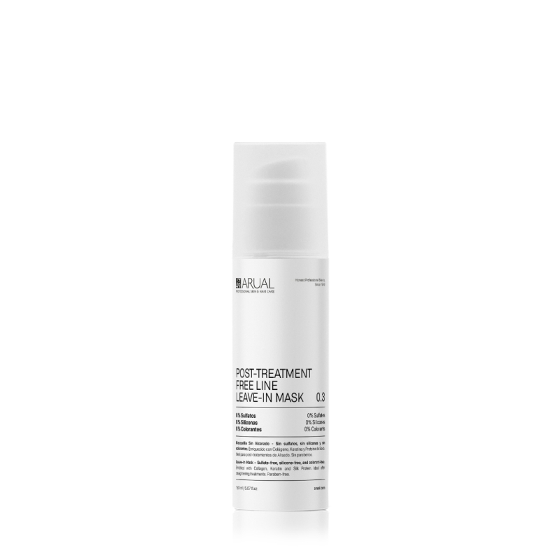 Mascarilla sin aclarado free (leave-in). Post-treatment 0.3 - Arual (150 ml)