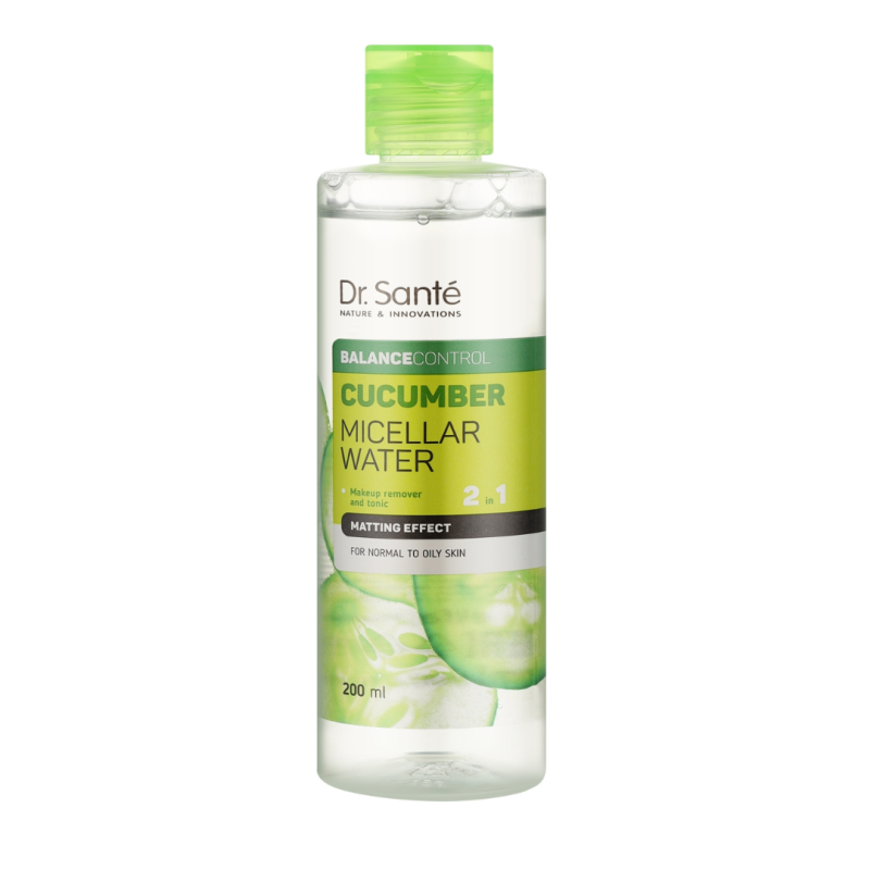 Agua Micelar con efecto matificante Cucumber - Dr. Santé (200 ml)