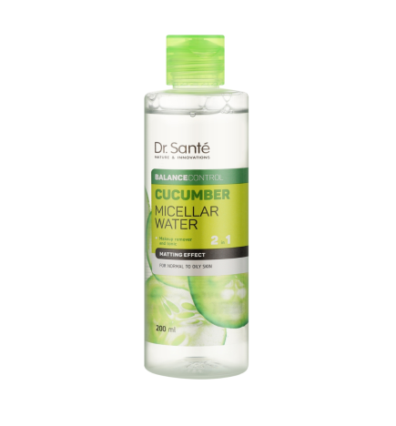 Agua Micelar con efecto matificante Cucumber - Dr. Santé (200 ml)