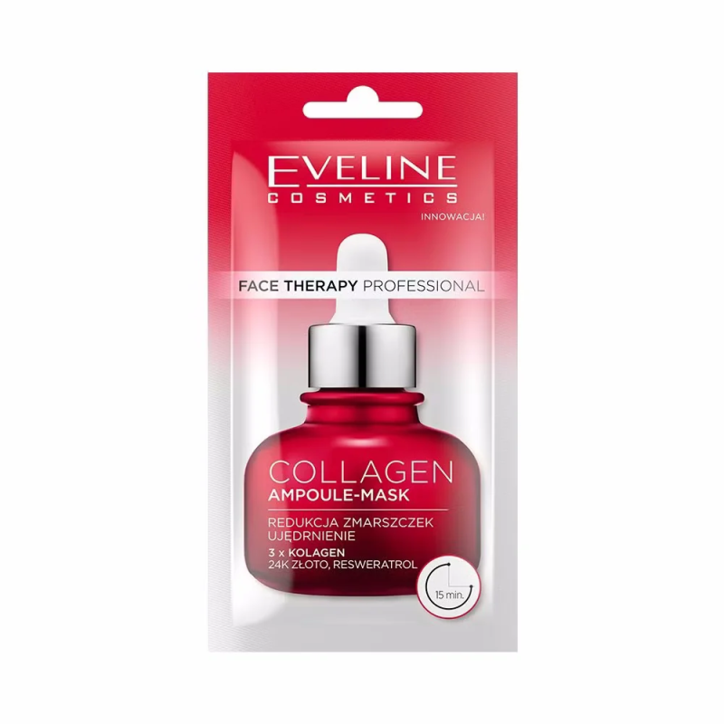 Crema-mascarilla facial con colágeno - Eveline (8 ml) Crema-mascarilla facial con colágeno - Eveline (8 ml)
