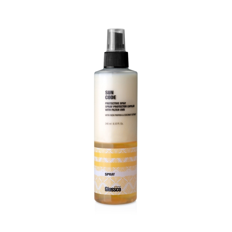 Spray bifásico línea solar SUN CODE UVB. Glossco (240 ml) Spray bifásico línea solar SUN CODE UVB. Glossco (240 ml)