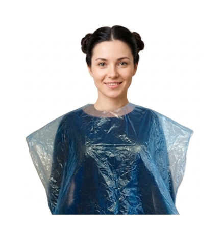 Capa desechable azul 110cm x 130 cm (50 uds)