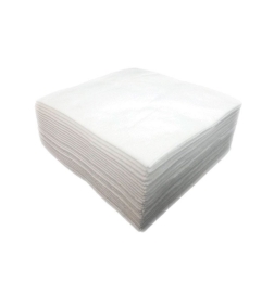 Toalla de Spunlace blanca 40 cm x 80 cm (25 unidades)