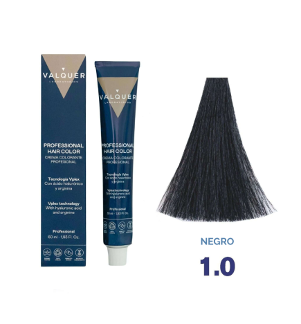 Tinte Valquer con amoniaco. Tecnología Vplex con Ácido hialurónico y Arginina - Valquer (60 ml)