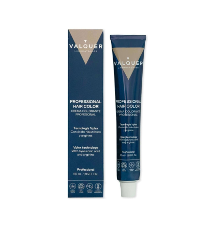 Tinte Valquer con amoniaco. Tecnología Vplex con Ácido hialurónico y Arginina - Valquer (60 ml)