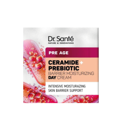 Crema de día hidratante. Pre Age. Refuerza la barrera cutánea. Ceramidas + Prebióticos - Dr. Santé (50 ml)