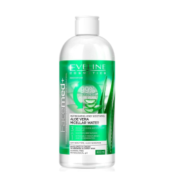 Facemed+ Agua micelar aloe vera. Refrescante y suavizante - Eveline (400 ml)