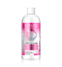 Facemed+ Agua micelar hialurónica. Hidratante - Eveline (400 ml)