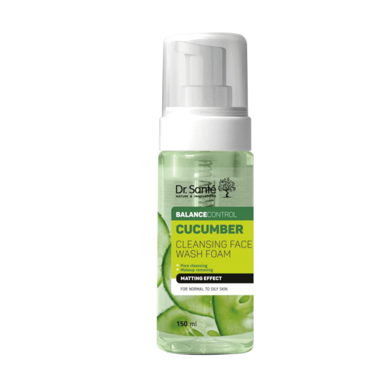 Espuma limpiadora facial con efecto matificante Cucumber - Dr. Santé (150 ml) Espuma limpiadora facial con efecto matificante Cucumber - Dr. Santé (150 ml)
