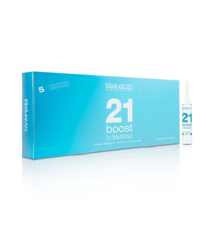 Salerm 21 boost - Salerm. Caja con 8 ampollas de 13 ml