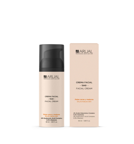 Crema Facial Antiedad – Pieles Secas y Maduras - Arual (50 ml)