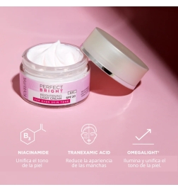Crema DÍA ligera iluminación Perfect bright - Eveline (50 ml)