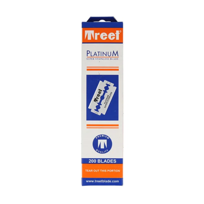 Cuchillas de doble hoja - Treet PLATINUM - Asuer (Caja x 200 und)