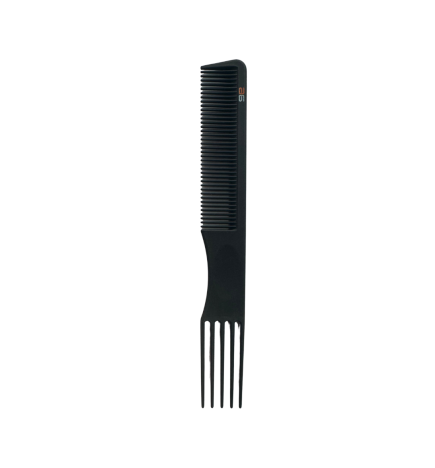 Peine de Carbono Tenedor con Púas plásticas - Asuer
