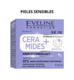 Crema facial regeneradora ceramidas+. Korean rituals - Eveline (50 ml)