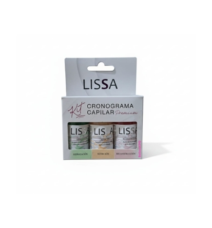 Kit ampollas cronograma capilar premium LISSA