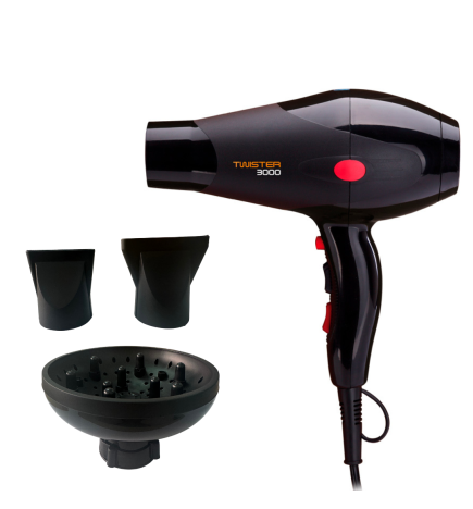 Secador TWISTER 3000 IONICO 2000 W + Difusor - Asuer