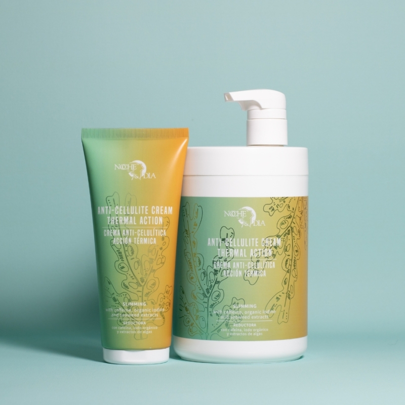 Crema anticelulítica reductora acción térmica - Noche y Día (200 ml - 1000 ml) Crema anticelulítica reductora acción térmica - Noche y Día (200 ml - 1000 ml)