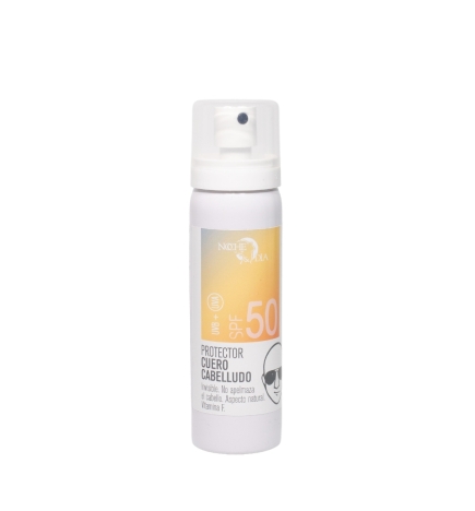 Protector solar cuero cabelludo SPF 50+. Noche y día (80 ml)