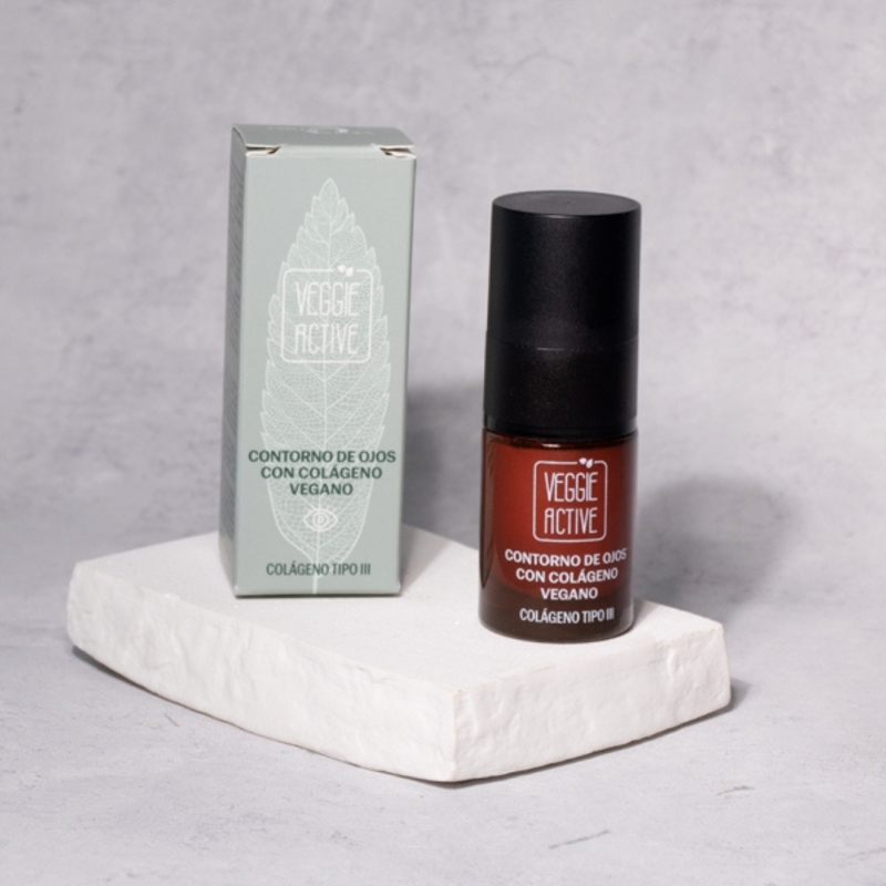 Contorno de ojos con Colágeno Vegano. Veggie active - Noche y Día (15 ml)