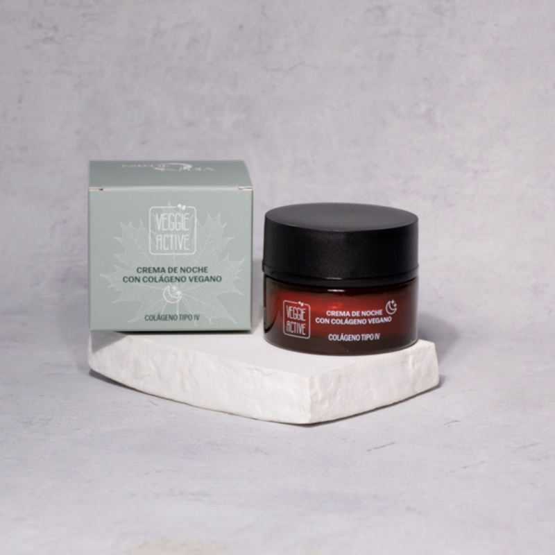 Crema de noche con colágeno vegano - Veggie active - Noche y Día (50 ml) Crema de noche con colágeno vegano - Veggie active - Noche y Día (50 ml)