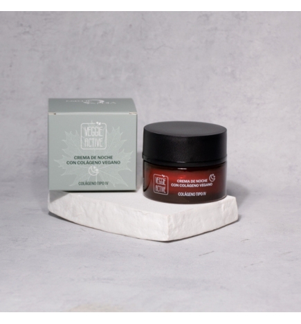 Crema de noche con colágeno vegano - Veggie active - Noche y Día (50 ml)