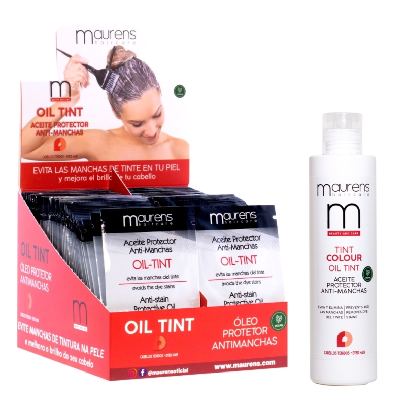 Aceite protector antimanchas. Oil tint - Maurens (Sachet 6 ml - Botella 200 ml) Aceite protector antimanchas. Oil tint - Maurens (Sachet 6 ml - Botella 200 ml)